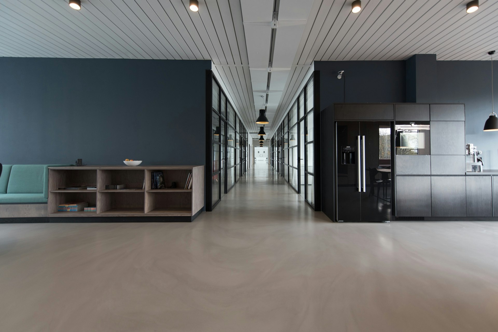 Bright commercial cleaning space